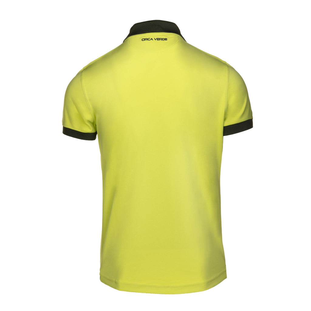 Aaron James Wild Lime Golf Polo