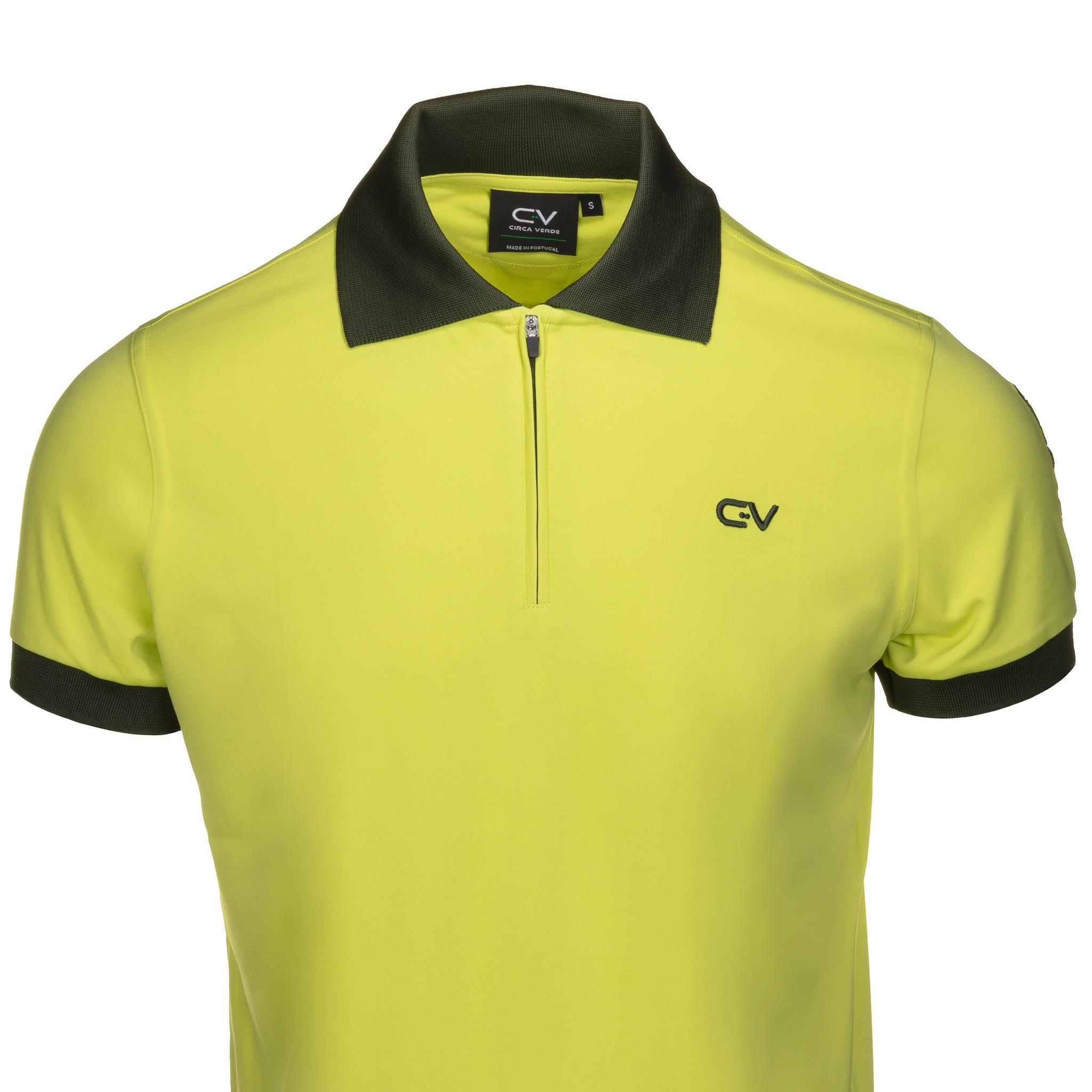 Aaron James Wild Lime Golf Polo