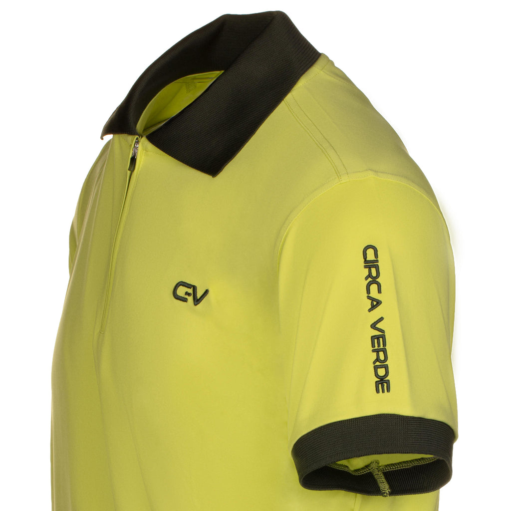 Aaron James Wild Lime Golf Polo