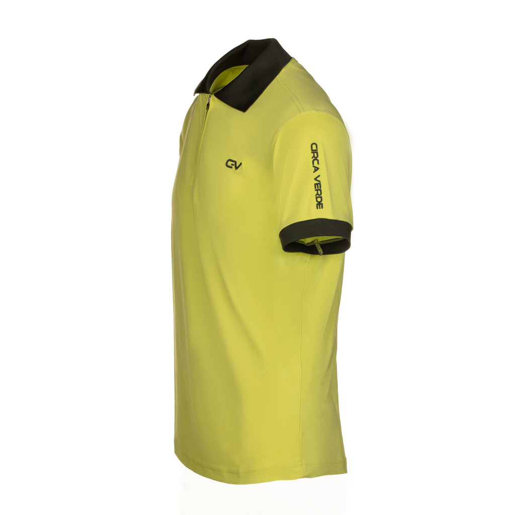 Aaron James Wild Lime Golf Polo