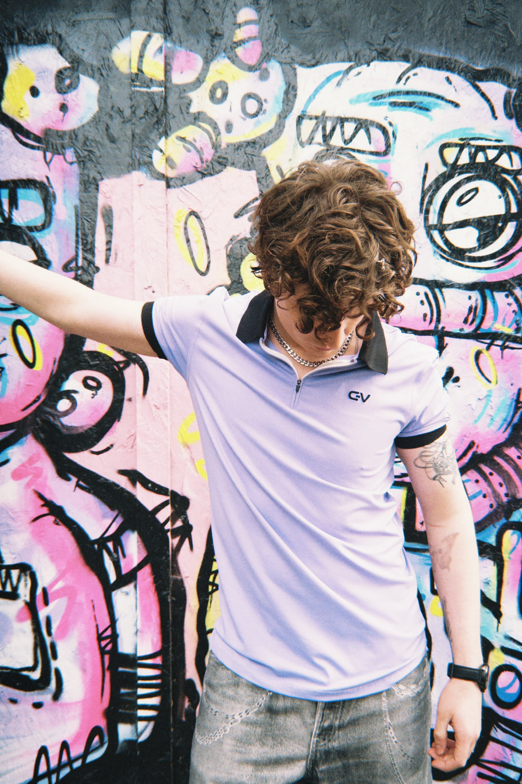 Aaron James Roman Golf Polo