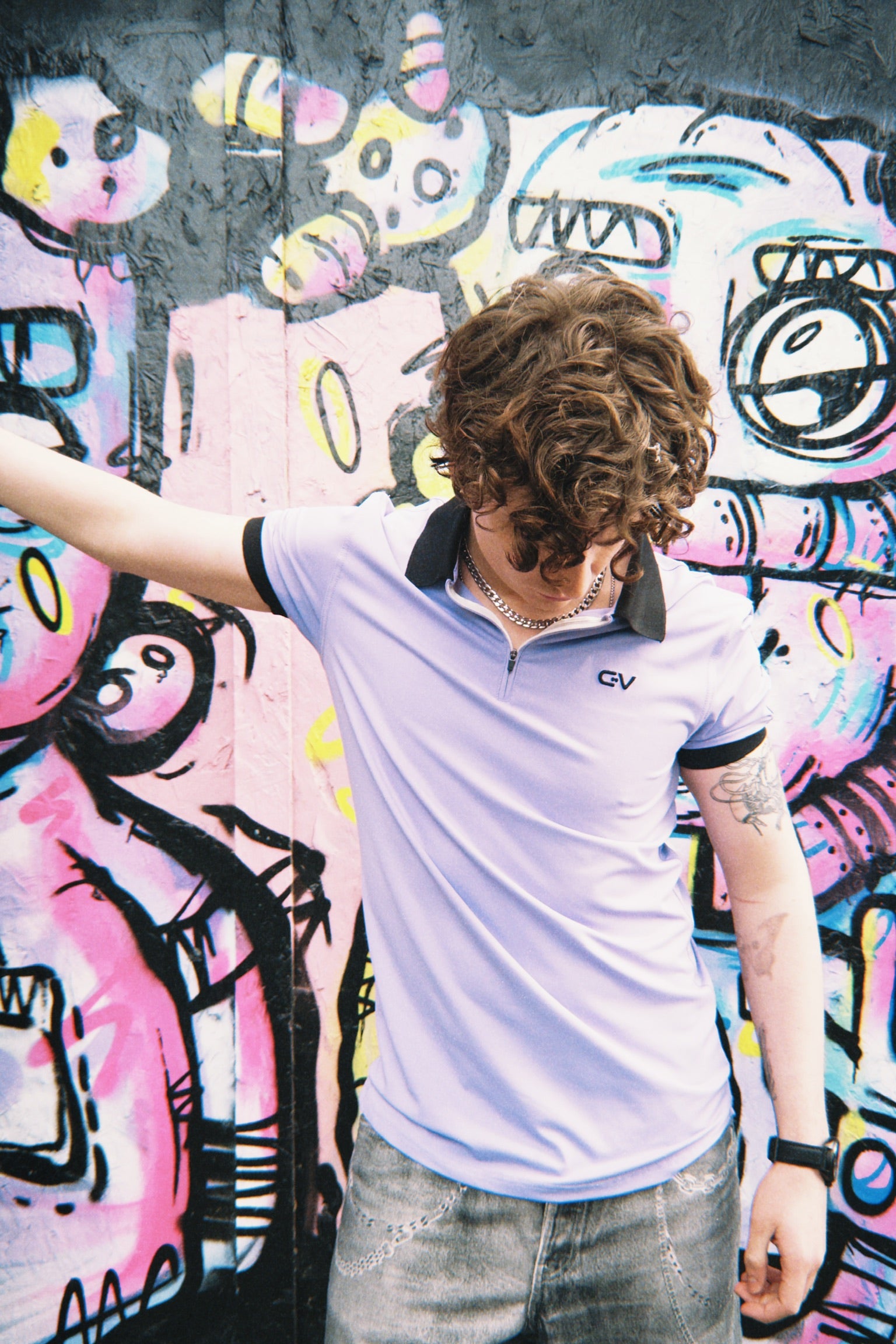 Aaron James Roman Golf Polo